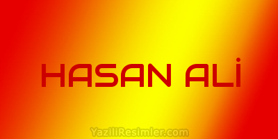 HASAN ALİ